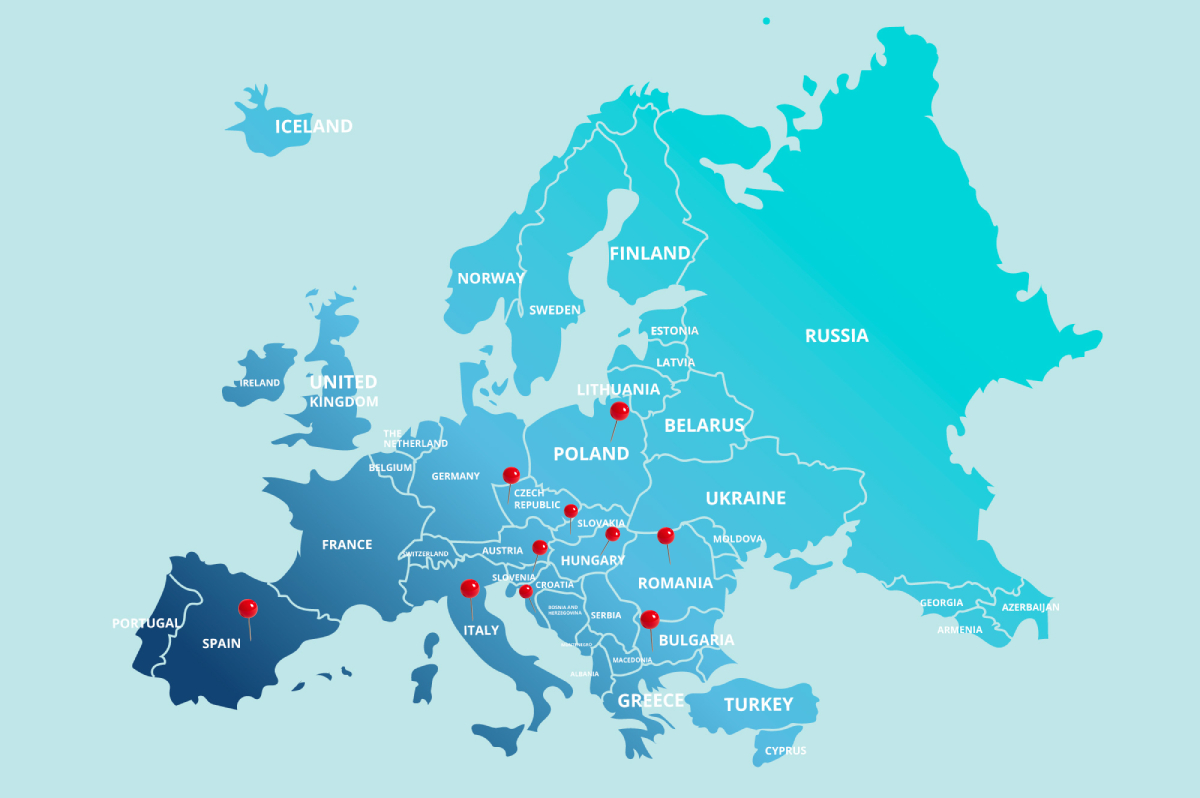 Tako kupujejo kupci v državah, kjer delujemo